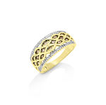 Damenring mit Diamanten und Brillanten 