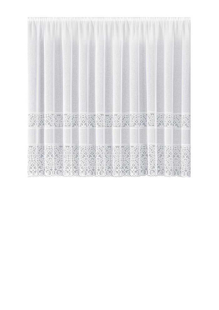 Blumenfenster-Vorhang mit Universalschienenband 