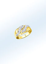 Zauberhafter Bicolor-Damenring 