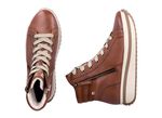 Rieker, trendige Damen-Boots, Winterschuhe, mit herausnehmbarem Fu&szlig;bett BRAUN