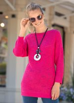 Pullover aus B&auml;ndchengarn 