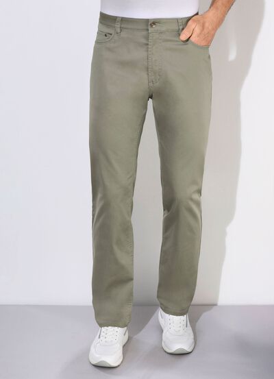 Sommerliche Hose von &laquo;Suprax&raquo; mit Dehnbund in 3 Farben 