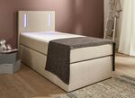 Boxspringbett mit LED-Beleuchtung BEIGE