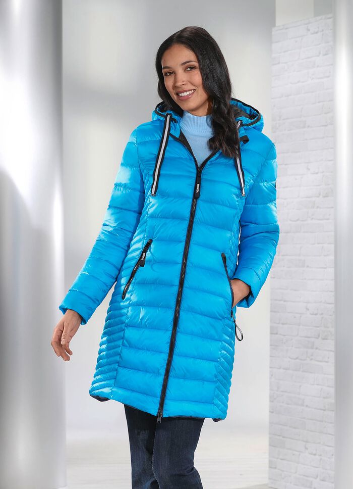 Funktions-Kurzmantel mit 2-Wege-Rei&szlig;verschluss 