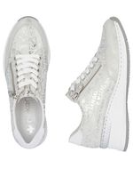 Rieker Schn&uuml;r-Sneaker aus bedrucktem Synthetikmaterial 