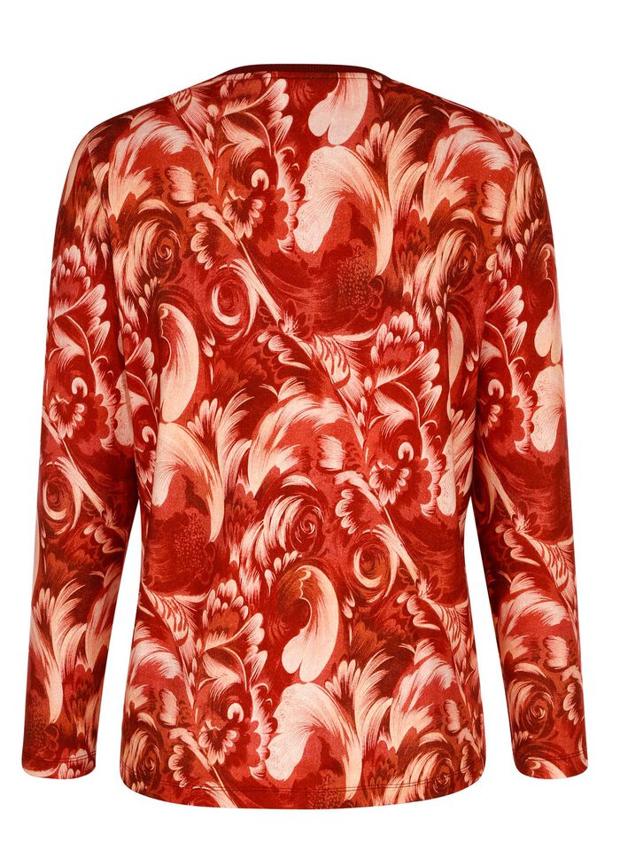 Sweatshirt mit B&uuml;ndchen-Abschluss am Halsausschnitt 