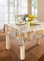 Wachstuch-Tischdecke mit Ginkgo-Motiven 