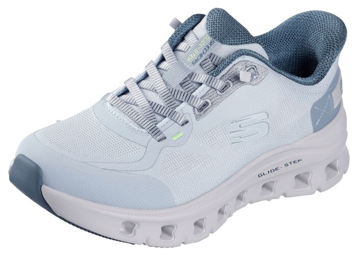 SKECHERS, sportliche Damen-Sneaker, mit Slip-Ins Fersenplatte 
