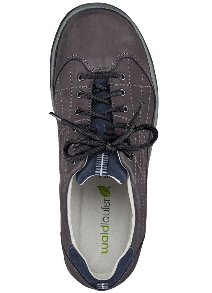 Waldl&auml;ufer Schn&uuml;rschuh aus hochwertigem Leder GRAFIT