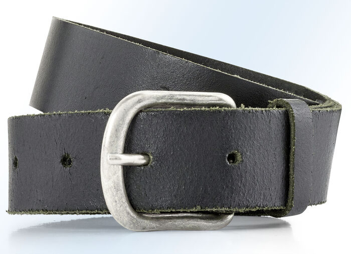 Ledergürtel SCHWARZ