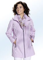Funktionsjacke in 2 Farben mit schrägen Ärmelabschlüssen LAVENDEL