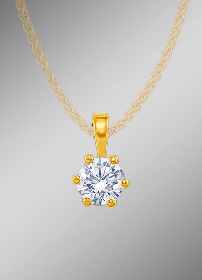 Massiver Brillant-Anh&auml;nger 