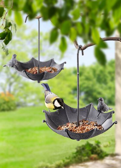Vogelfutterstelle im 2er-Set 