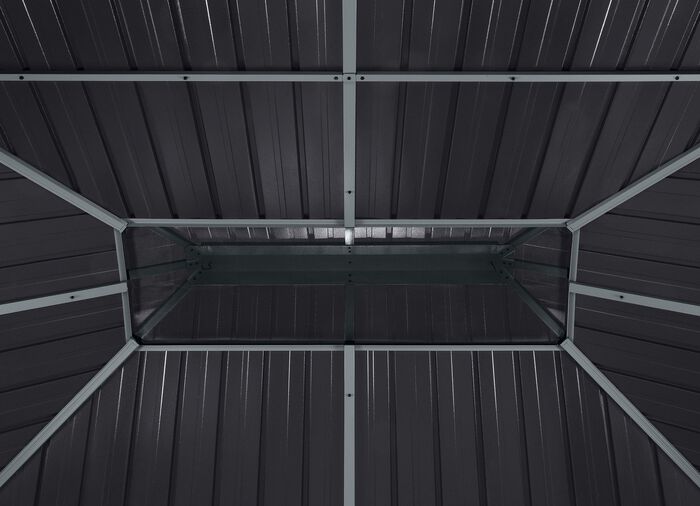 Pavillon Olan aus pulverbeschichtetem Aluminium 