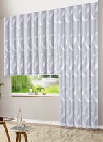 Vorhang &laquo;Federn&raquo; mit gebogten Abschl&uuml;ssen 