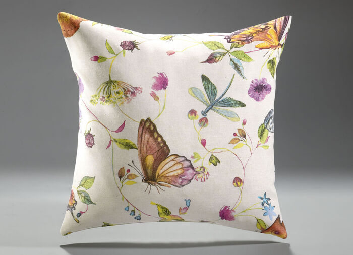 Tagesdecke und Kissenbezüge mit Schmetterlingsmotive BUNT