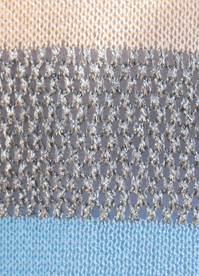 Pullover in Garnmix mit Glanzeffekt 