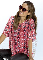 Topmodische Poncho-Tunika