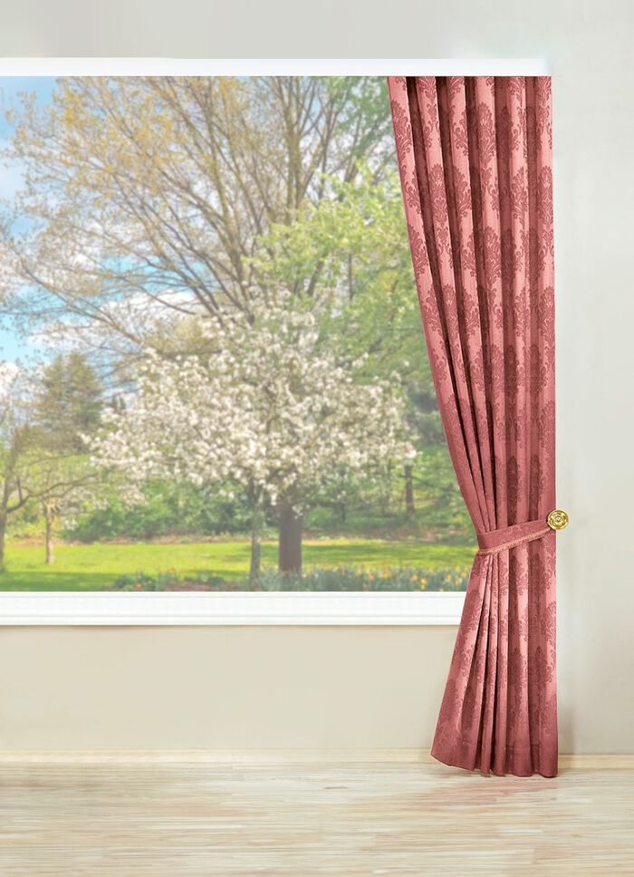 Jacquard-Einzelschal mit Universalschienenband ROSÉ