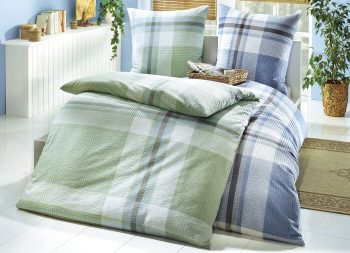 &laquo;biberna&raquo; Bettw&auml;sche-Garnitur aus w&auml;rmendem Biber 