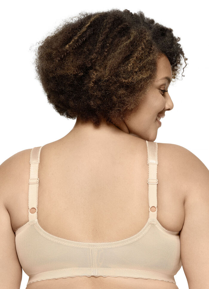 Glamorise Stütz-BH mit Vorderverschluss BEIGE
