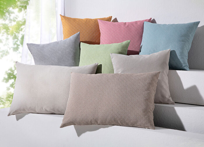 Hochwertige, jacquard-gewebte Kissenbezüge ORANGE