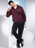 Freizeitset mit kurzem Reissverschluss BORDEAUX-SCHWARZ