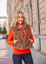 Weste in Persianer-Optik 