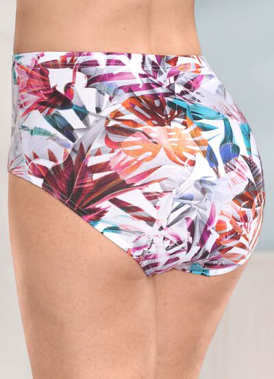 Laurina Viererpack Slips mit farbenfrohem Druckdessin 