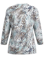 Pullover in Jacquard-Feinstrick 