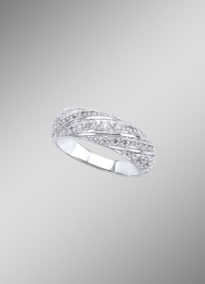 Damenring in schwerer Ausführung 