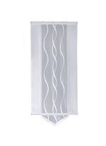 Schiebevorhang Welle mit Dreiecksabschluss, verschiedene Farben SILBER