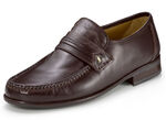 Mokassin-Slipper  aus Chevreauleder BORDEAUX