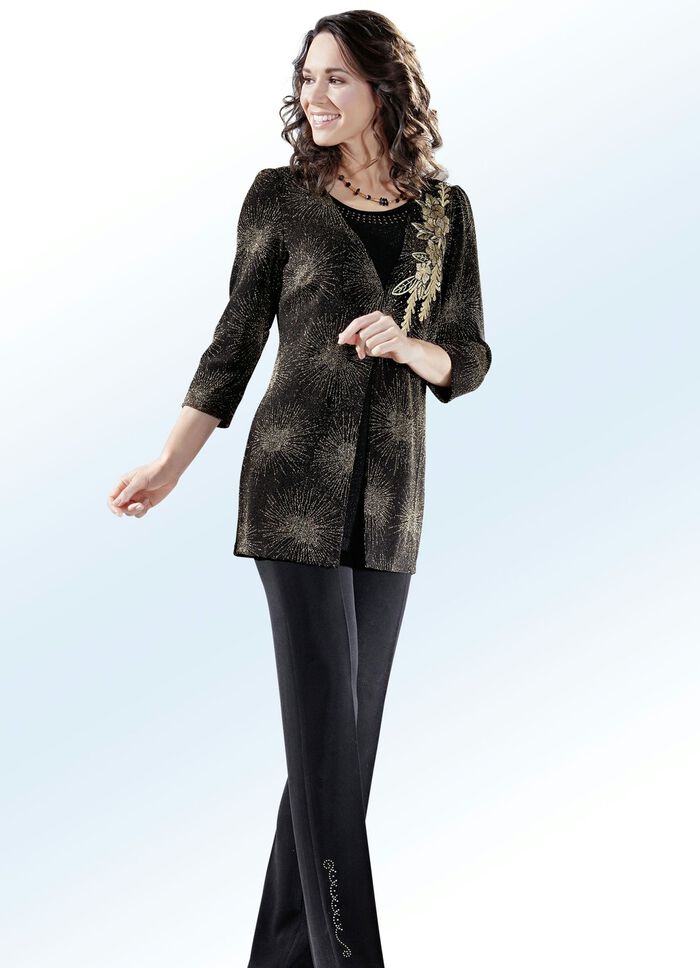 Faszinierende Tunika in toller 2-in-1-Optik 