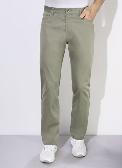 Sommerliche Hose von &laquo;Suprax&raquo; mit Dehnbund in 3 Farben 