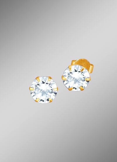 Ohrstecker mit Zirkonia 