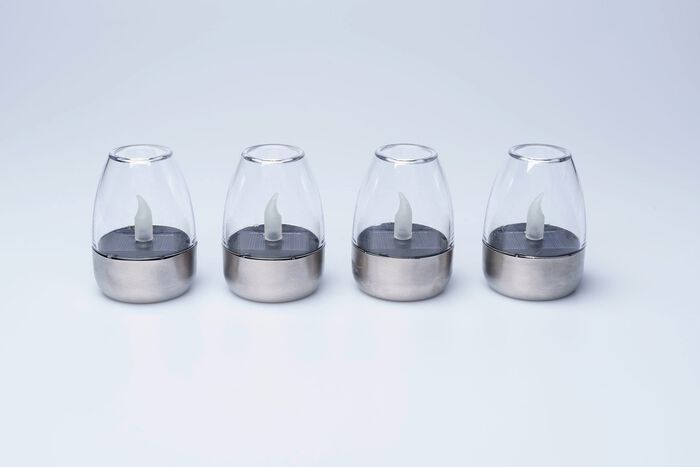 Solar-Windlichter, 4er-Set 