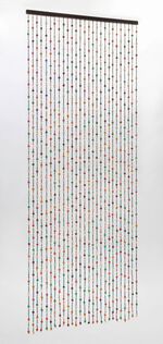 Holzperlenvorhang "Colorful" 