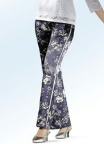 Hose mit seitlichem, goldfarbenen Zierband 