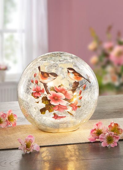 Glaskugel mit Beleuchtung 