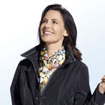 Schal mit farbenfrohem Dessin 