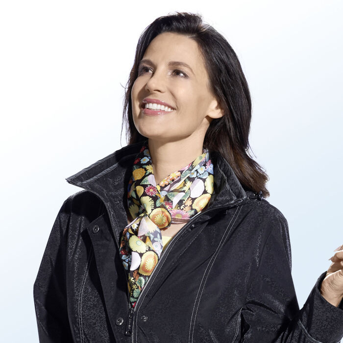 Schal mit farbenfrohem Dessin 