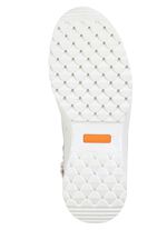 Schn&uuml;r-Bootie aus echtem Lammfell EISGRAU