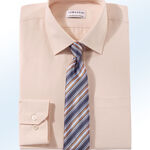 «Milano Italy»-Hemd mit Brusttasche in 5 Farben APRICOT