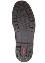 Rieker Schn&uuml;r-Boot mit Warmfutter aus Lammfell und Pl&uuml;schmaterial DUNKELBRAUN