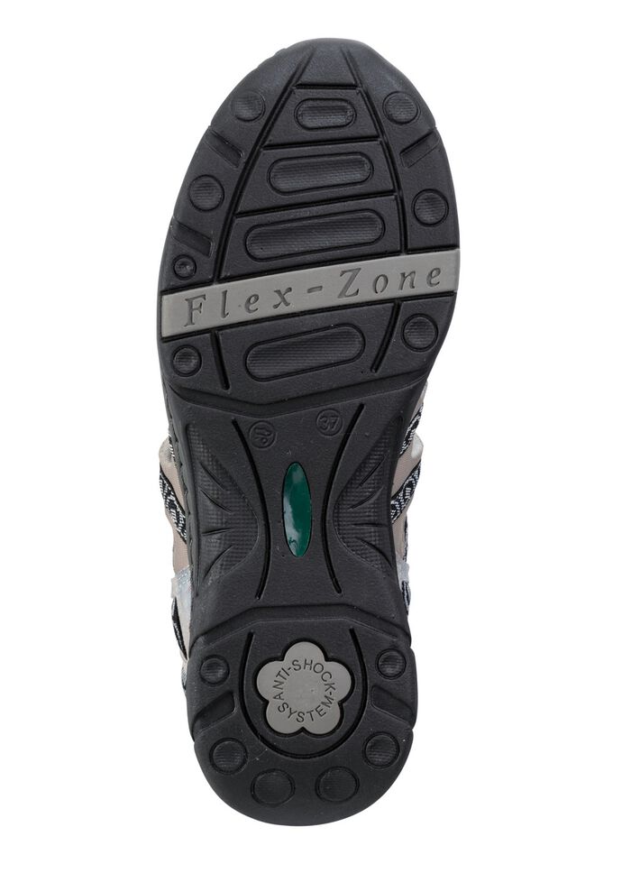 ELENA EDEN Sandale mit Textilbord&uuml;re 