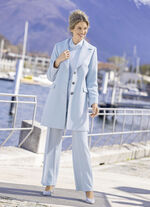 Kurzmantel mit Reverskragen HELLBLAU