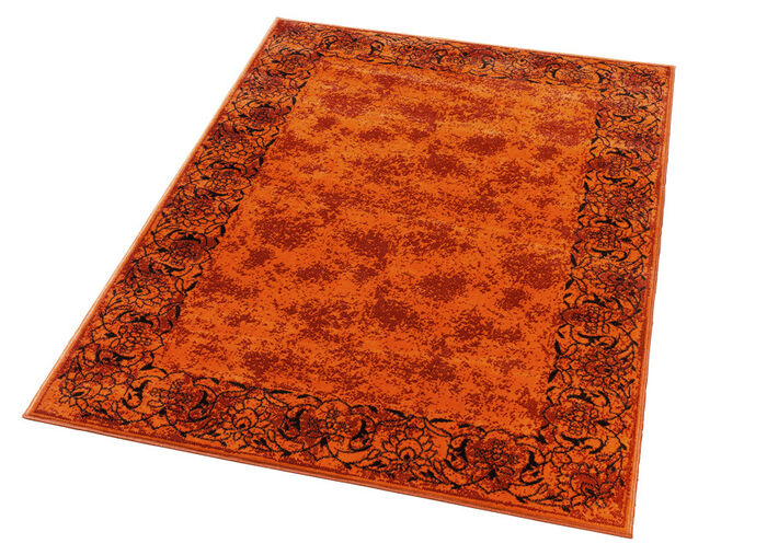 Gewebte Brücken und Teppiche mit Bordüre TERRA