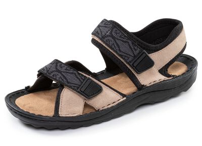 ELENA EDEN, sportliche Damen-Sandalen, Weite G, mit Klettverschluss 