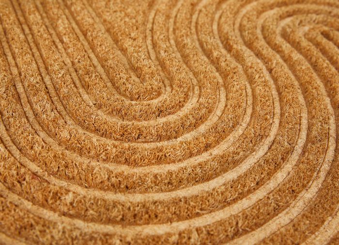 Kokosfussmatte mit rutschhemmender R&uuml;ckseite 